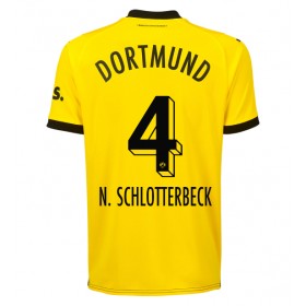 Borussia Dortmund Nico Schlotterbeck #4 Hemmakläder 2023-24 Kortärmad